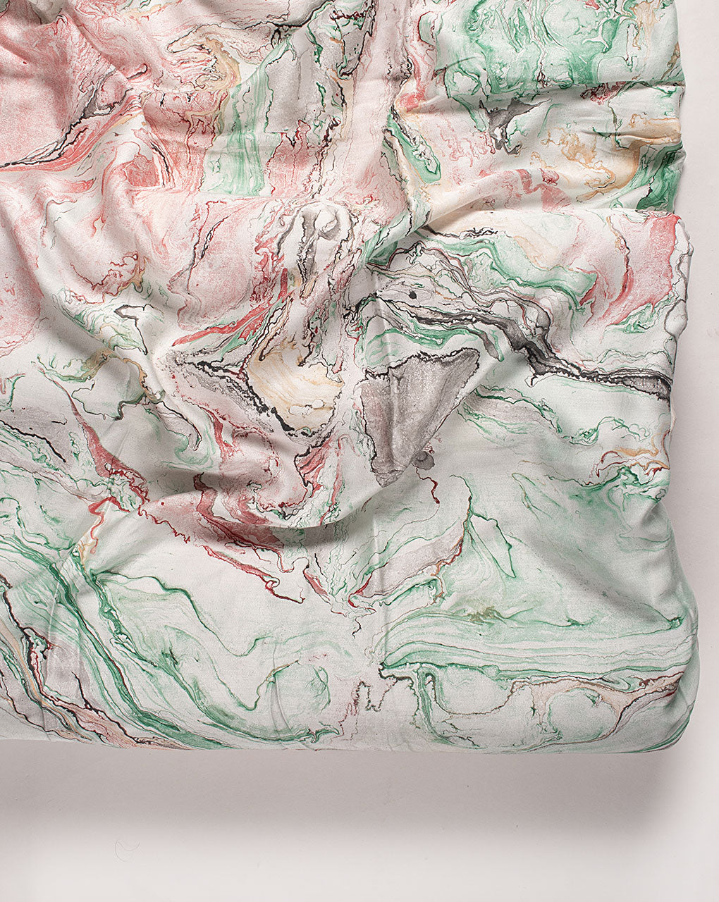 Marble Print Modal Satin Fabric